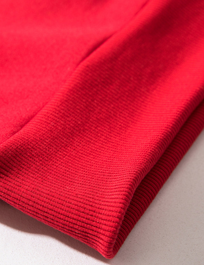 Men's Casual Color Block Round Long Sleeve Sweatshirt