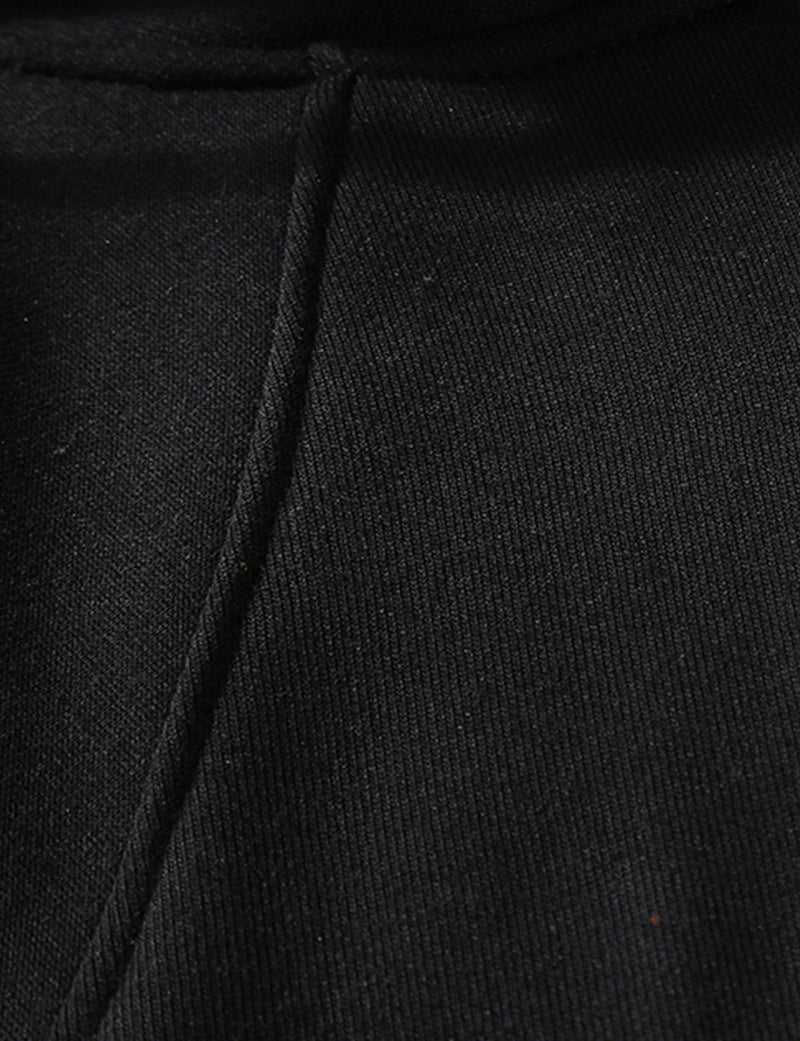 Men's Solid Long Sleeve Pullover Fall Winter Hoodie Sweatshirts With Pocket
