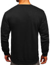 Men's Casual Round Collar Fall Winter Warm Long Sleeve Fleece Sweatshirt