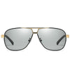 Men's Polarized Fashion Aluminum Magnesium Temple Square Sunglasses