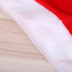 Red Plush Xmas Party Holiday Christmas Hat For Adults Unisex