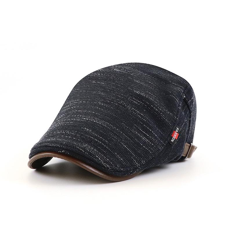 Men's Retro Casual Solid Color Knitted Cap