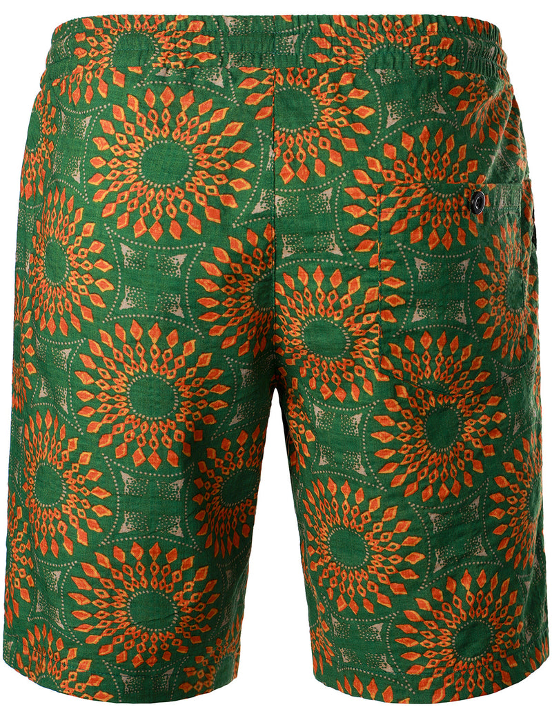 Men's Hawaiian Casual Cotton Shorts
