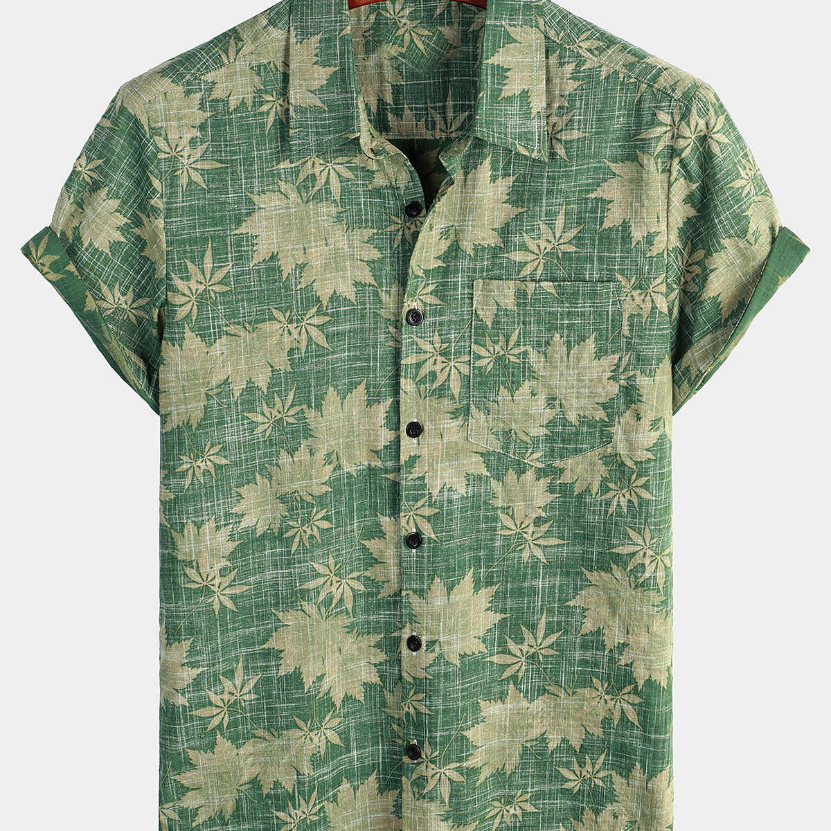 Men's Retro Casual Holiday Pocket Hawaiian Shirt