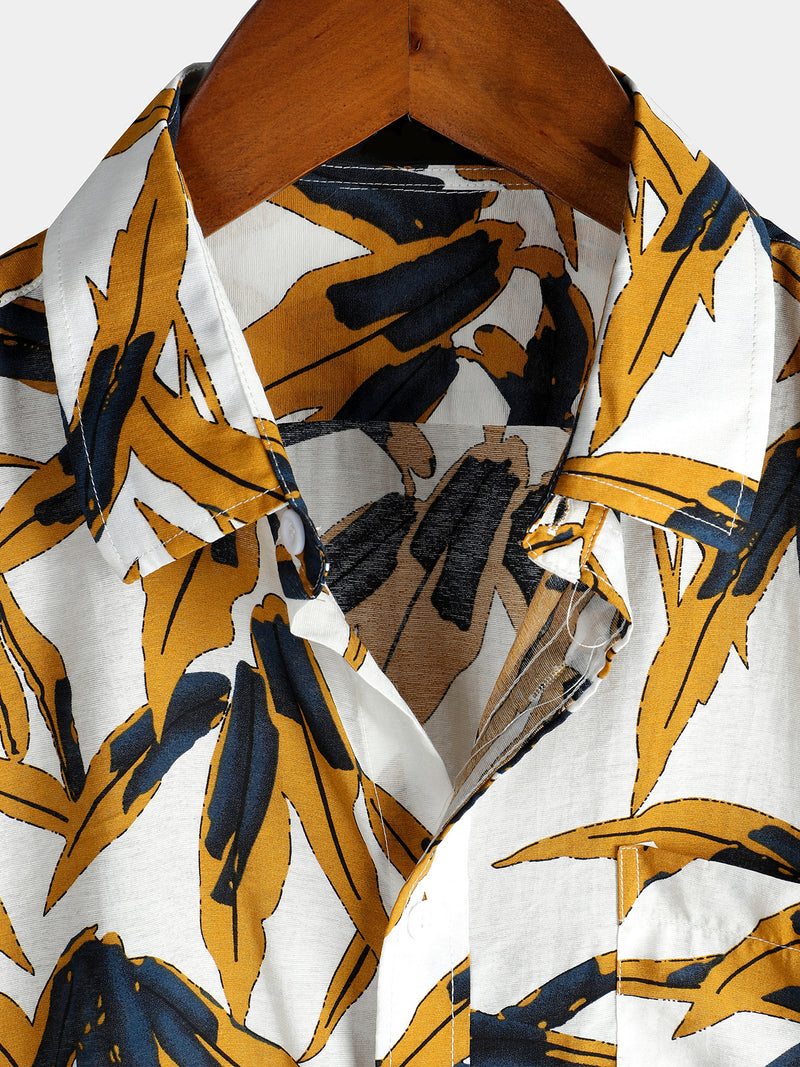 Men's Casual Holiday Pocket Cotton Shirt