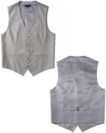 Mens V-Neck Formal Suit Vest Slim Fit Dress Vest Wedding Waistcoat for Tuxedo