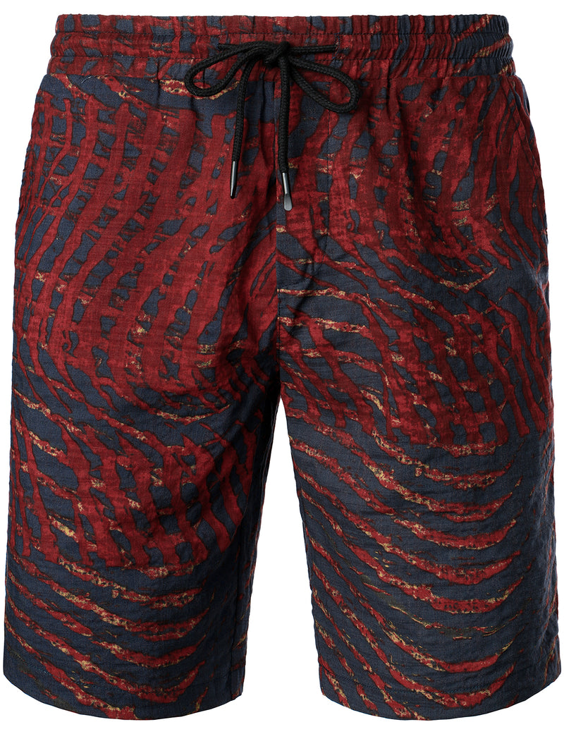Men's Cotton Casual Vintage Shirt & Shorts Set
