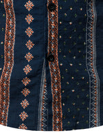 Men's Cotton Casual Vintage Shirt & Shorts Set