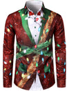 Bundle Of 3 | Men's Christmas Print Regular Fit Long Sleeve Shirt