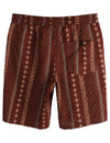 Men's Retro Striped 70s Casual Cotton Breathable Summer Shorts