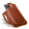 Men’s Leather 6.3 Inch Phone Holder EDC Case Waist Belt Bag