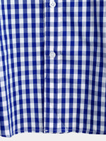 Men's Casual Solid Color Plaid Cotton Pocket Shirt